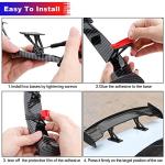 COGEEK Universal Mini Carbon Fiber Tail Spoiler