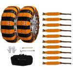 10pcs Universal Car Snow Chains with Tools