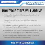Travelstar UN106 All-Season White Wall Tire 205/75R14