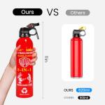 Large 8-in-1 Portable Fire Extinguisher Set