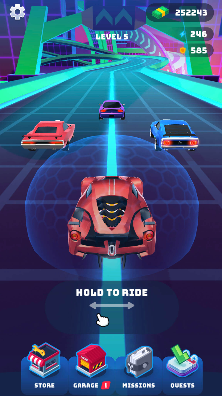 Turbo Racing Master 3D Game for Cars