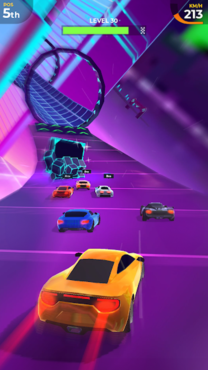 Turbo Racing Master 3D Game for Cars