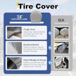 Land Tire Covers 4 Pack - Tough Wheel Protectors