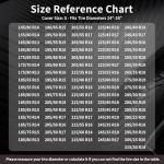 UV Resistant RV Tire Covers Set of 4