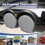 Land Tire Covers 4 Pack - Tough Wheel Protectors