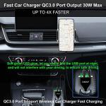 4-Port Fast USB Car Charger Adapter