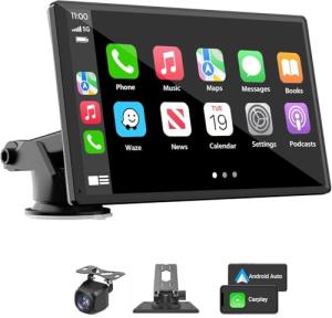Wireless CarPlay Car Stereo with 7" Touchscreen