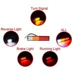 20-LED Waterproof Truck Trailer Tail Lights (2-Pack)