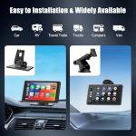 Wireless CarPlay Car Stereo with 7" Touchscreen