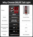 Rear Brake Tail Light for 2004-2012 Chevy Colorado