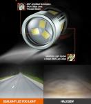 Bright H11 H8 H16 LED Fog Light Bulbs