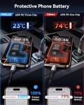 125W Fast USB C Car Charger for iPhone 16