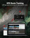REDTIGER 4K Touch Screen Dash Cam with GPS