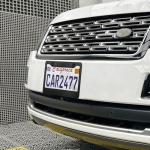 Matte Black Aluminum License Plate Frames - 2PCS