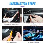 Green 16FT USB LED Car Ambient Light Strip