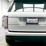 Matte Black Aluminum License Plate Frames - 2PCS