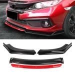 4PCS Universal Front Bumper Lip Spoiler Set