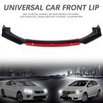 4PCS Universal Front Bumper Lip Spoiler Set