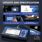 TOPDON AD600S OBD2 Scanner with 9 Reset Services