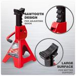 Low Profile 2 Ton Car Jack Stands - 2 Pack