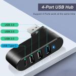 VIENON 4-Port USB Hub with Rotatable Connectors