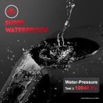 RV Tire Covers 4 Pack, Tough Tire Wheel Protector for Truck, SUV, Travel Trailer, Camper, Motorhome, Boat, Van, PU Oxford Waterproof Sun Rain Snow Protector Cover, Fits Tire Diameters 26-29 inch