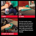 Griot's Garage Interior Detailer, Light-Duty Car Cleaner for All Surfaces, Including Vinyl, Leather, Metal, Plastic, Glass, and More, 10975, 22oz