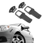 Kutyun 2PCS Car Bumper Clips, Bumper Quick Release, Front Rear Bumper Fastener Kit, Durable Carbon Fiber Car Bumper Security Hook Lock Clips, Universal Car Accessories Fit for Car Bumper (Small)