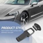 Kutyun 2PCS Car Bumper Clips, Bumper Quick Release, Front Rear Bumper Fastener Kit, Durable Carbon Fiber Car Bumper Security Hook Lock Clips, Universal Car Accessories Fit for Car Bumper (Small)