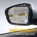 WECARLLE Parking Stopper for Garage Parking Aid 2 Pack Block, Car Truck Curb Floor Parking Lot Wheel Tire Stops Bumpers with Bolt Installation, Rubber Vehicles Aid Gadgets