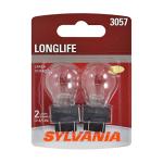 SYLVANIA - 3057 Long Life Miniature - Bulb, Ideal for Daytime Running Lights (DRL) and Back-Up/Reverse Lights (Contains 2 Bulbs)