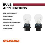 SYLVANIA - 3057 Long Life Miniature - Bulb, Ideal for Daytime Running Lights (DRL) and Back-Up/Reverse Lights (Contains 2 Bulbs)