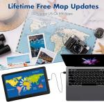 GPS Navigator for Car Truck RV - Car GPS Navigation System with Latest 2025 Maps, Lifetime Free Updates 7 Inch Touchscreen Voice Guidance, RV Vehicle GPS for Trucker with Speed and Red Light Warning