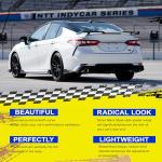 GGsmdick Camry Rear Spoiler Compatible with 2018-2022 8th Gen Camry LE SE XLE XSE TRD ABS Rear Trunk Spoiler Wing, Rear Trunk Highkick Spoiler Wing Lip