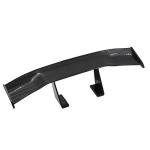 BokWin 2Pcs Universal Car Mini Spoiler Wing, Auto Car Tail Wing Mini Auto Carbon Fiber Texture Decoration Without Perforation Tail Decoration, 6.7 Inch Length (Black)