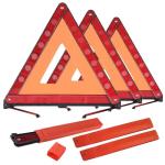 ATPEAM Warning Triangle Kit - 3 Pack Reflective Safety Triangles for Vehicles