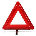ZYHW Car Warning Triangle Emergency Reflective LED Lights Warning Roadside Safety Triangle Sign Vehicles Flashing Red Light for Car Break Down Roadside Emergency
