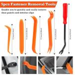 1240Pcs Car Retainer Clips & Fasteners Kit – 32 Universal Sizes Nylon Bumper, Fender Rivets, Door Panel Clips, and Plastic Rivets with 10 Cable Ties and Removal Tool for Toyota, Ford, Benz, Chevy