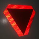 5Pcs Slow Moving Vehicle Sign Stickers, 5 Inch x 6 Inch Reflective Safety Triangle Signs Decal Reflective Slow Moving Vehicle Triangle Sticker, Adhesive Reflector Sticker SMV Sign for golf Cart