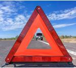 Kissral Warning Triangle Reflective Safety Emergency Triangle Foldable Road Warning Triangle EU Roadside Hazard Alert Signs with Storage Box for Car Emergencies Accessories