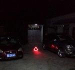 ZYHW Car Warning Triangle Emergency Reflective LED Lights Warning Roadside Safety Triangle Sign Vehicles Flashing Red Light for Car Break Down Roadside Emergency