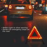 ATPEAM Warning Triangle Kit - 3 Pack Reflective Safety Triangles for Vehicles