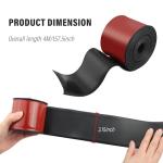 13Ft*3.15In Bumper Guard for Cars Crashworthy,Upgrade Thicken Rubber Side Skirts for Car Side Skirts Front Bumper,Universal Car Bumper Protector Guard Car Accessories