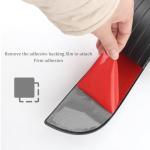 Car Rear Bumper Protector,Anti-Scratch Rubber Bumper Guards for Cars Trunk Protection,Universal Car Bumper Protector Strip Accessories Exterior for Most Vehicles (40.94"x3.54")