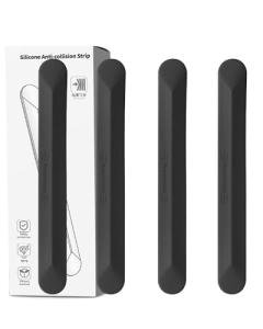 muekzu Silicone Car Door Edge Guard Trim Molding Crash Scratch Protector Scratch Guard for Car,Sedans,Truck,SUV 4PCS (Black)