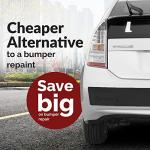 Car Rear Bumper Guard, DIY Peel & Stick On Car Bumper Protector, Adhesive Bumper Protector for Cars, Tough Rubber Protective Strip Universal Fit, 6 x 62 inches - BumperX