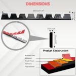 AUTOXBERT Front Bumper Scrape Guard, 8 PCS Car Anti-Skid Kit, Chassis Anti-Scratch DIY Protector for Cars with Pre-Attach