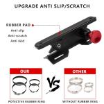 Quick Release Fire Extinguisher Mount - Aluminum Adjustable UTV Roll Bar Fire Extinguisher Holder Mounting Bracket for Jeep Wrangler TJ JK JL JKU Polaris RZR Ranger Cam-Am X3 Universal