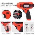 ROGTZ Upgraded Electric Hydraulic Car Jack Kit 5 Ton 12V Portable Lift Range 20.9 Inch with Impact Wrench and Tire Inflator Pump for SUV Sedan Truck Repair Floor Jack for Tire Change with LED Light