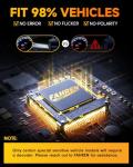 FAHREN Upgraded H13/9008 Bulb, [Modern & Brightest] 40000LM 6500K Ultra-Bright Bulb 1:1 Mini Size No Adapter Required 9008 Fog Light bulb, Quick Install Light Kit H13 bulbs,Pack of 2